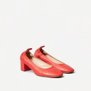 Everlane Bright Red Day Heel
